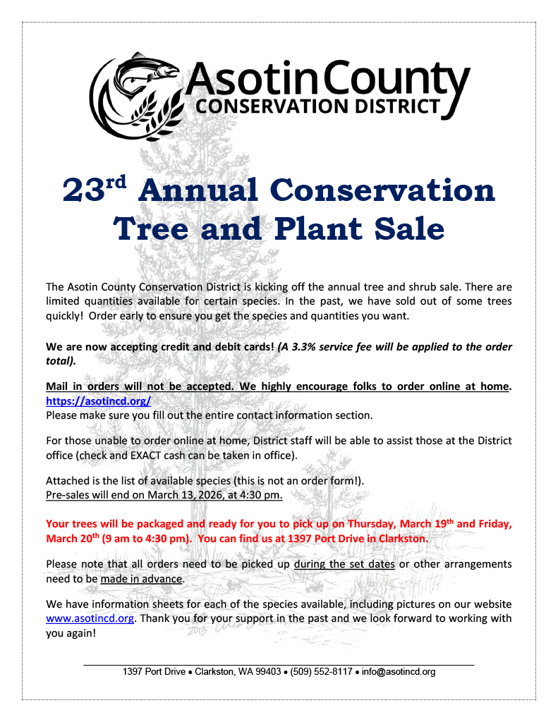 AnnuaL Tree Sale Information Graphic