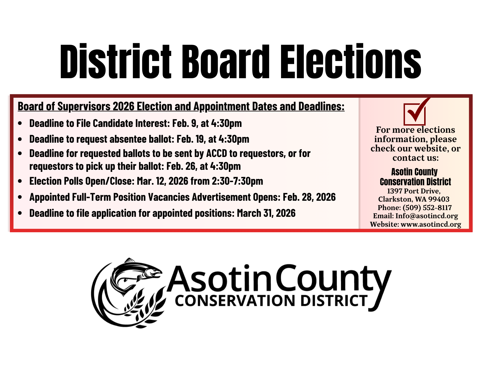 District Board Elections